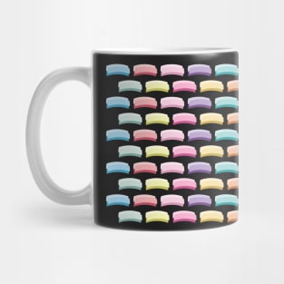 Light Pastel Candy Colors Stripes Mug